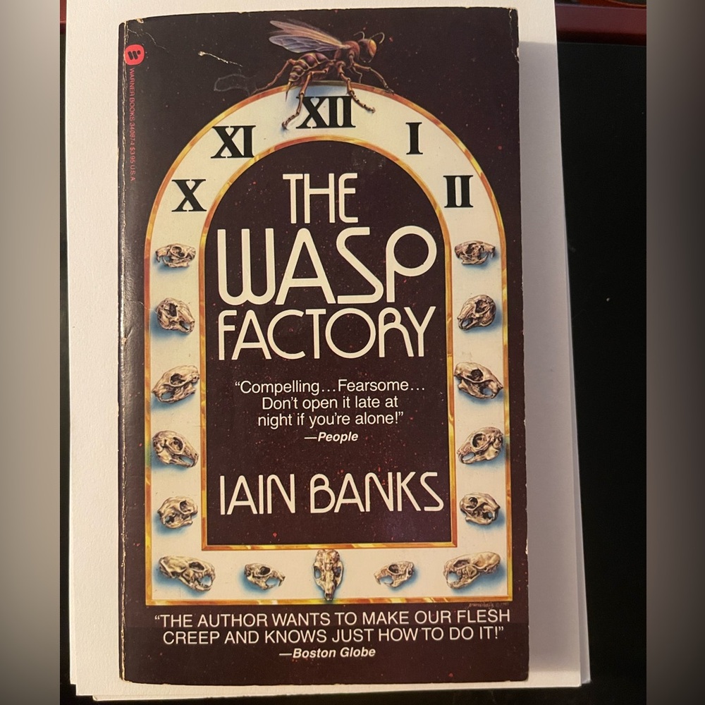 The Wasp Factory by Iain Banks - Vintage Horror Paperback